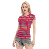 Many Faces Short Sheerly Tee (Neon)