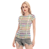 Many Faces Short Sheerly Tee (Neon)