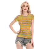 Many Faces Short Sheerly Tee (Neon)