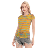 Many Faces Short Sheerly Tee (Neon)