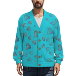 Diamonds Meow Cardigan (Neon)