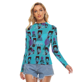 Hitop Squiggle Girl Long Sheerly Tee (Neon)