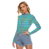 Many Faces Long Sheerly Tee (NEON)