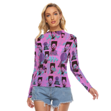 Hitop Squiggle Girl Long Sheerly Tee (Neon)