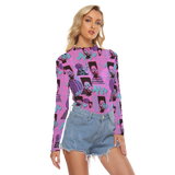 Hitop Squiggle Girl Long Sheerly Tee (Neon)