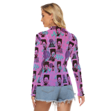 Hitop Squiggle Girl Long Sheerly Tee (Neon)