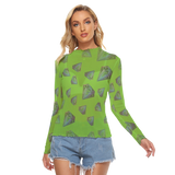 Diamonds Meow Long Sheerly Tee (Neon)