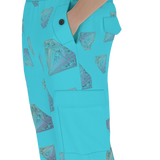 Diamonds Meow Car-Go Go Pant (Neon)