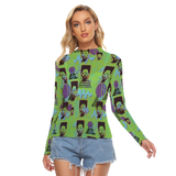 Hitop Squiggle Girl Long Sheerly Tee (Neon)