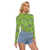 Diamonds Meow Long Sheerly Tee (Neon)