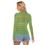 Many Faces Long Sheerly Tee (NEON)