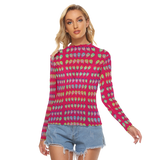 Many Faces Long Sheerly Tee (NEON)