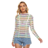 Many Faces Long Sheerly Tee (NEON)