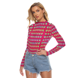 Many Faces Long Sheerly Tee (NEON)