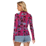 Hitop Squiggle Girl Long Sheerly Tee (Neon)