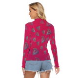Diamonds Meow Long Sheerly Tee (Neon)