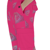 Diamonds Meow Car-Go Go Pant (Neon)