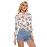 Diamonds Meow Long Sheerly Tee (Neon)