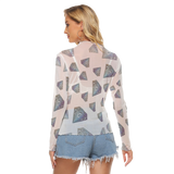 Diamonds Meow Long Sheerly Tee (Neon)
