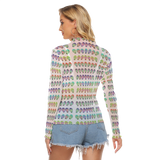 Many Faces Long Sheerly Tee (NEON)
