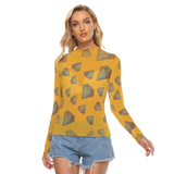 Diamonds Meow Long Sheerly Tee (Neon)