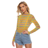Many Faces Long Sheerly Tee (NEON)