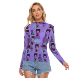 Hitop Squiggle Girl Long Sheerly Tee (Neon)