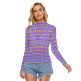 Many Faces Long Sheerly Tee (NEON)