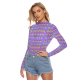Many Faces Long Sheerly Tee (NEON)