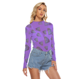 Diamonds Meow Long Sheerly Tee (Neon)