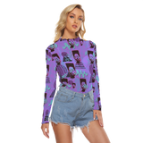 Hitop Squiggle Girl Long Sheerly Tee (Neon)