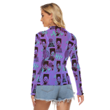 Hitop Squiggle Girl Long Sheerly Tee (Neon)
