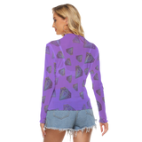 Diamonds Meow Long Sheerly Tee (Neon)