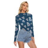 Diamonds Meow Long Sheerly Tee (Shadow)