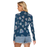Diamonds Meow Long Sheerly Tee (Shadow)