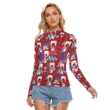 Hitop Squiggle Girl Long Sheerly Tee (Shadow)
