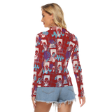 Hitop Squiggle Girl Long Sheerly Tee (Shadow)