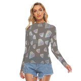 Diamonds Meow Long Sheerly Tee (Shadow)