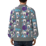 Hitop Squiggle Girl Cardigan (Shadow)