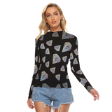 Diamonds Meow Long Sheerly Tee (Shadow)
