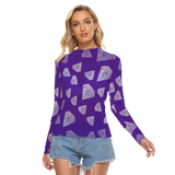 Diamonds Meow Long Sheerly Tee (Shadow)