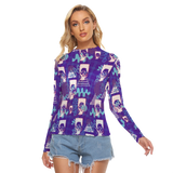 Hitop Squiggle Girl Long Sheerly Tee (Shadow)