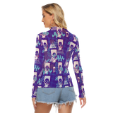 Hitop Squiggle Girl Long Sheerly Tee (Shadow)