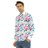 Slices Long Sleeve Shirt (Neon)