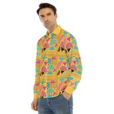 Slices Long Sleeve Shirt (Neon)