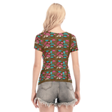 Slices Short Sheerly Tee (Shadow)