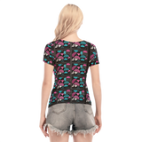 Slices Short Sheerly Tee (Shadow)
