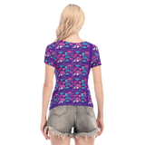 Slices Short Sheerly Tee (Shadow)
