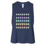 Many Faces Crop Tank