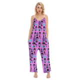 Hitop Squiggle Girl Loose Cami Jumpsuit